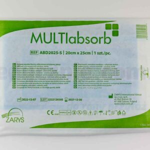 MULTIabsorb S 20cm x 25cm 1pc altamente assorbente; compressa di cellulosa non tessuta, sterile